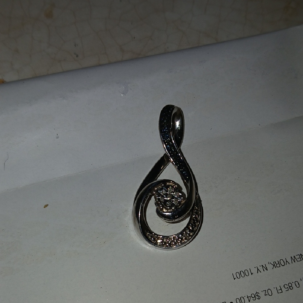 Blue and Silver Necklace with Elegant Design